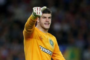 Fraser Forster is England's only senior playing plying their trade outside of the Premier League.